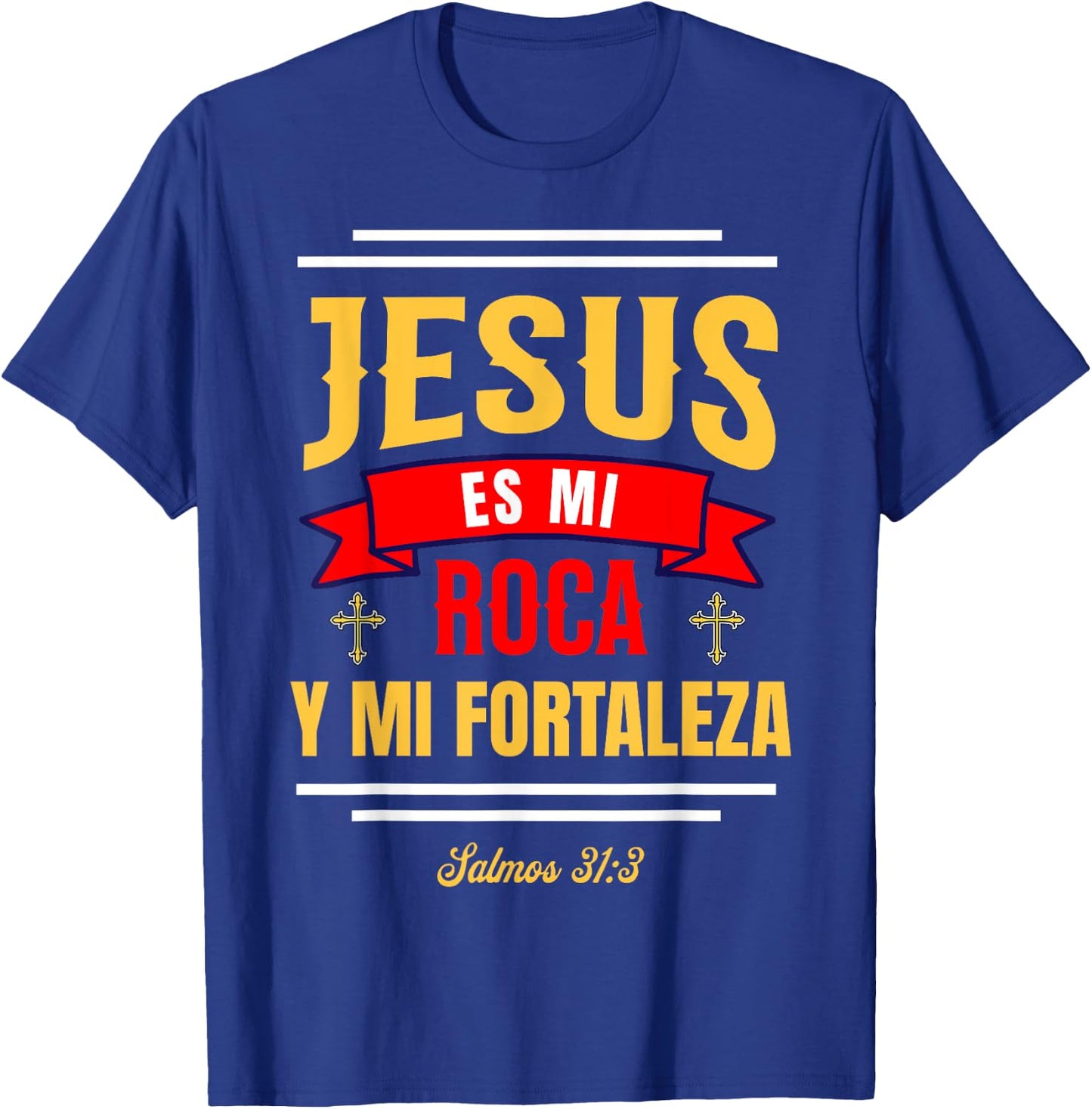 Christians Quote in Spanish Christian Bible Verse Quote T-Shirt - T-Shirt | Royal