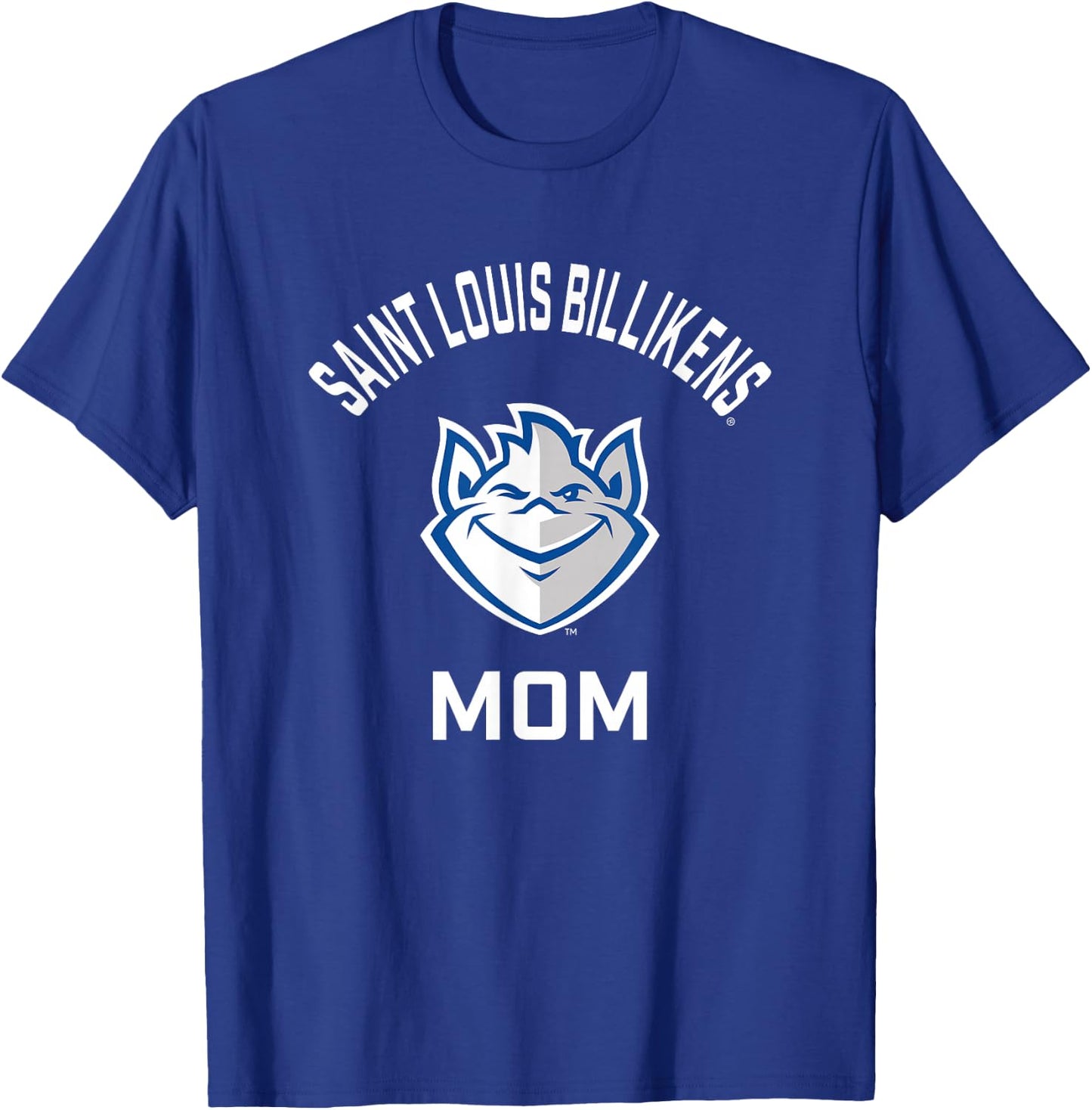 Saint Louis University SLU Billikens Arched Mom T-Shirt - T-Shirt | Royal