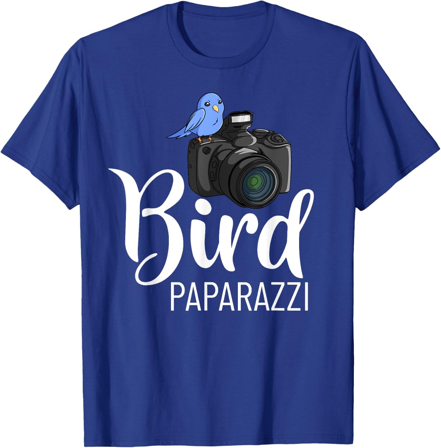 Bird Photography Lens Camera Photographer T-Shirt - T-Shirt | Royal