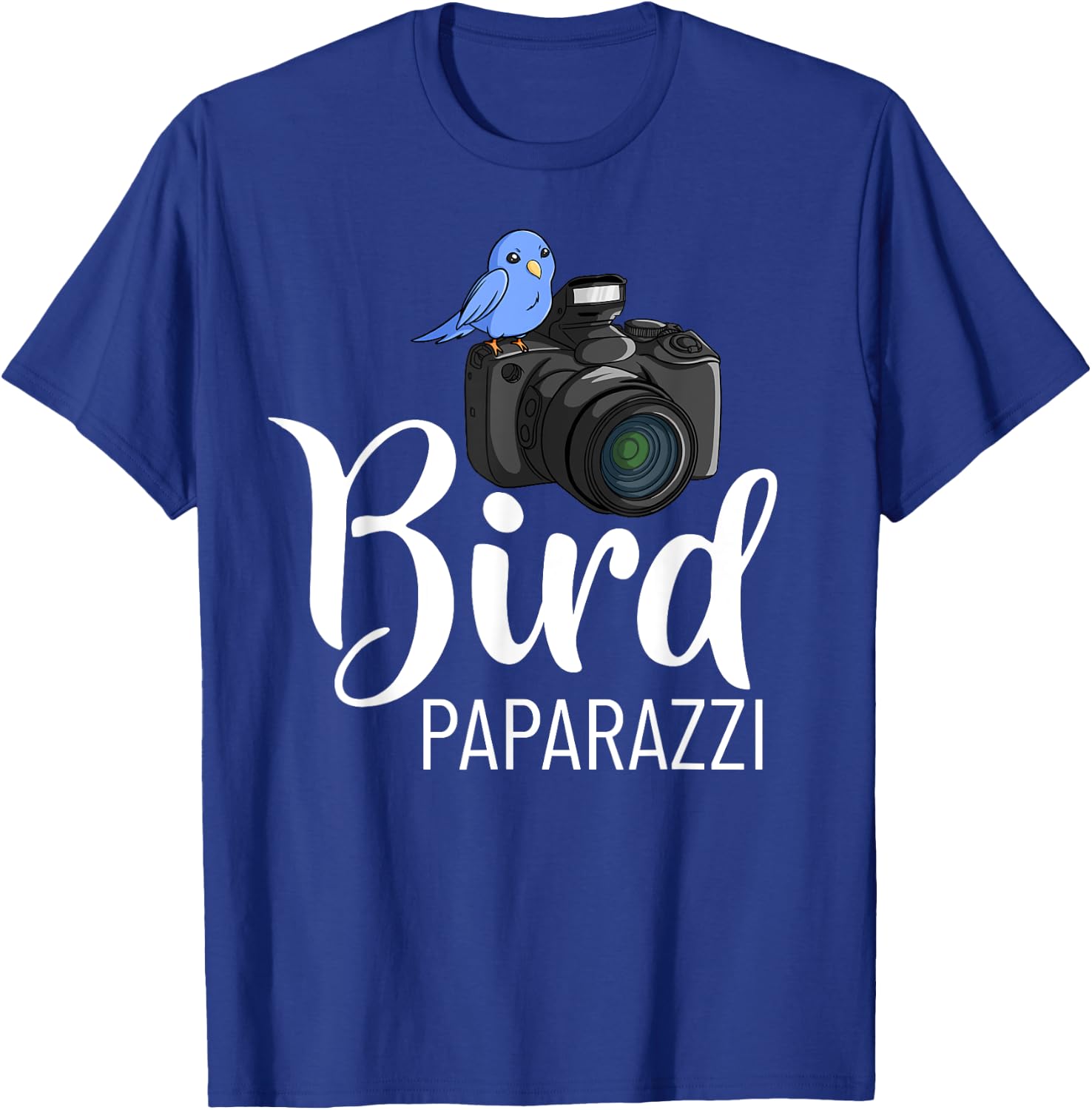 Bird Photography Lens Camera Photographer T-Shirt - T-Shirt | Royal