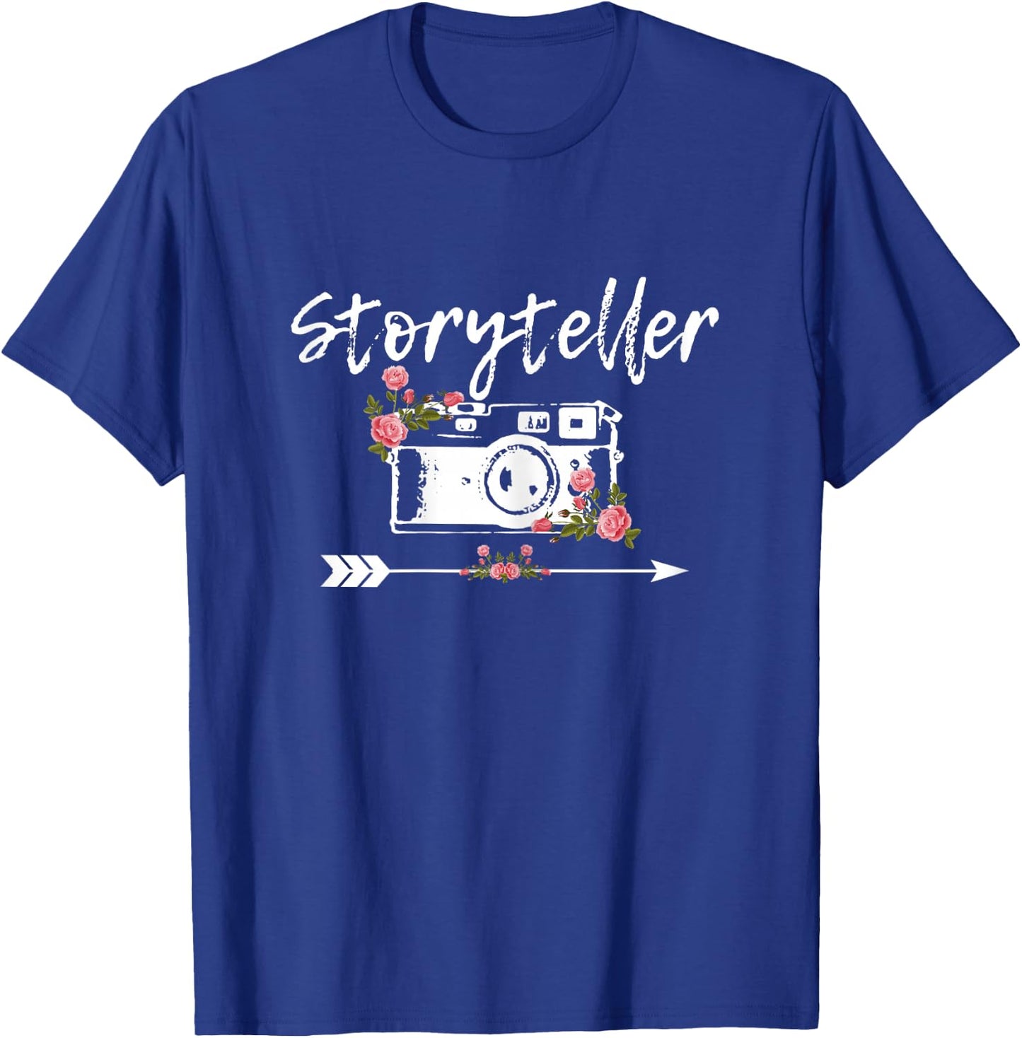 Photographer Vintage Camera Storyteller Photography Gift T-Shirt - T-Shirt | Royal