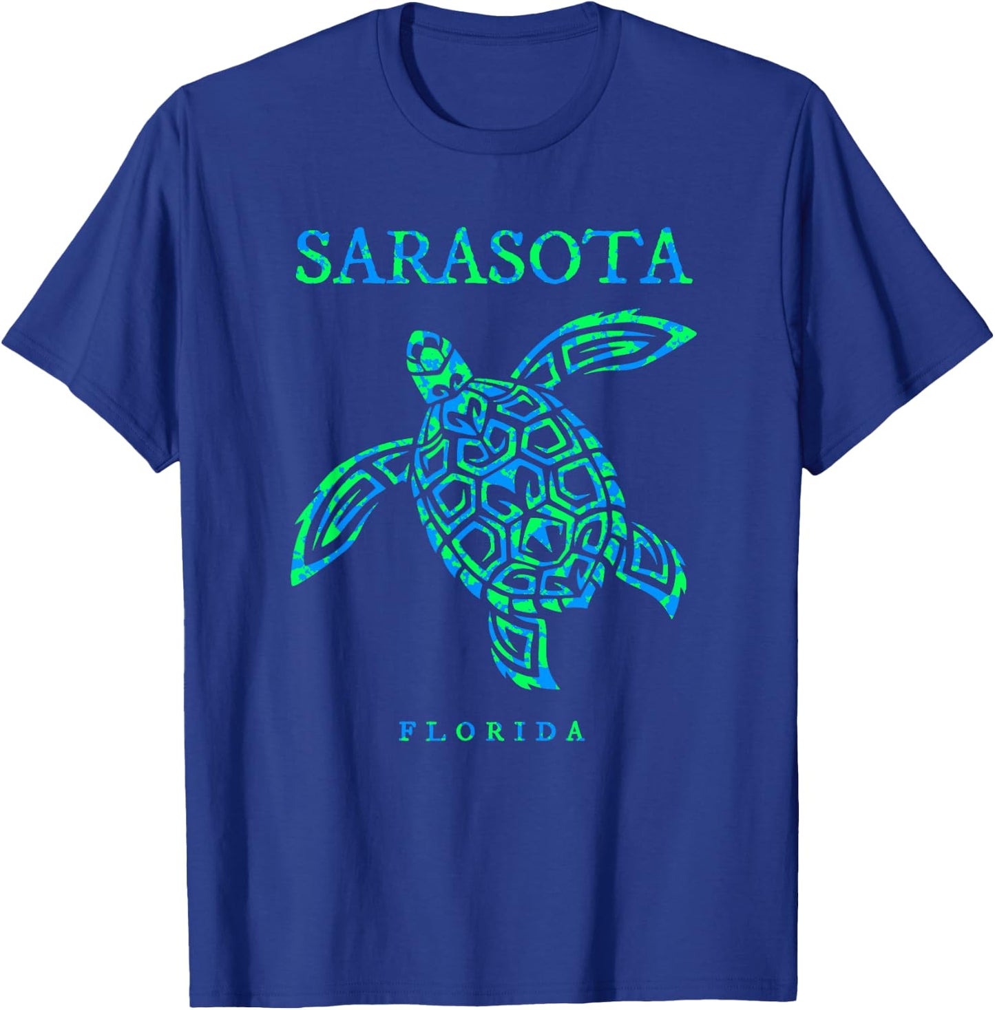 Sarasota Florida Sea Turtle Boys Girls Toddler T-Shirt - T-Shirt | Royal