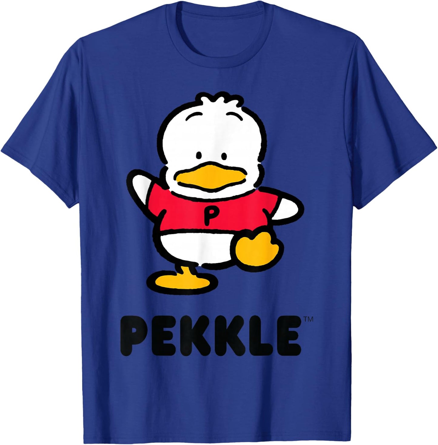Pekkle Character Front and Back T-Shirt - T-Shirt | Royal