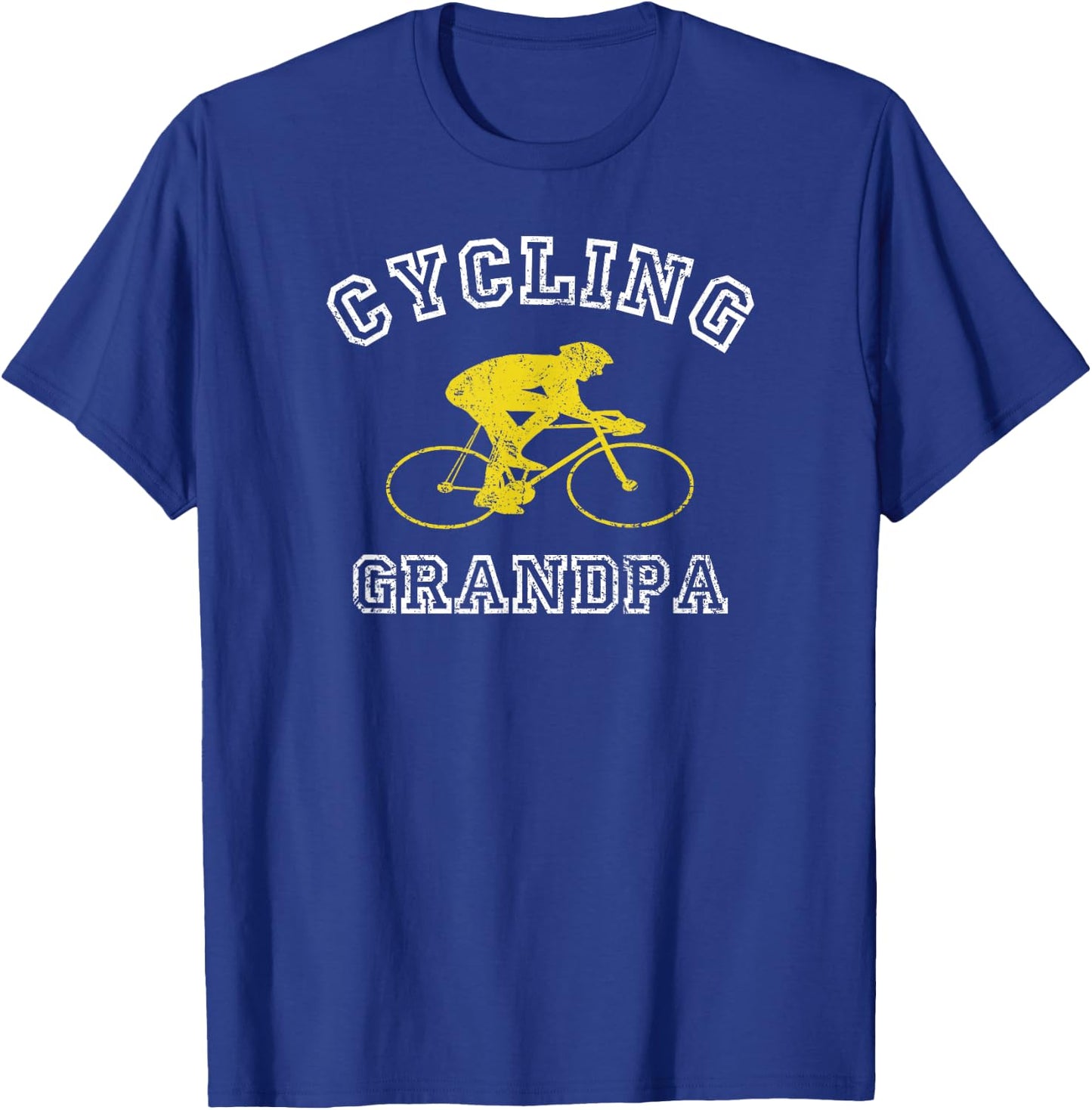 Cycling Grandpa Gift Grand dad Cyclist T-Shirt - T-Shirt | Royal
