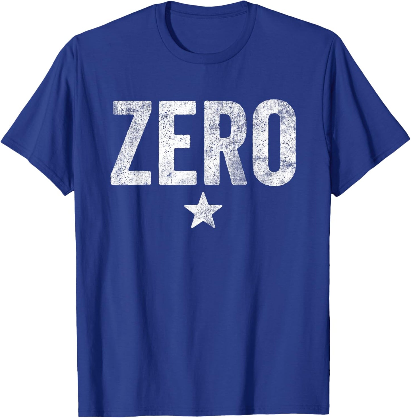 Vintage Grunge Alternative Zero Star 90s Rock Music T-Shirt - T-Shirt | Royal
