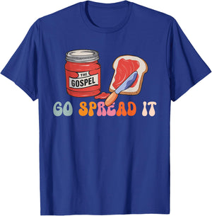 Go Spread It The Gospel T-Shirt - T-Shirt | Royal