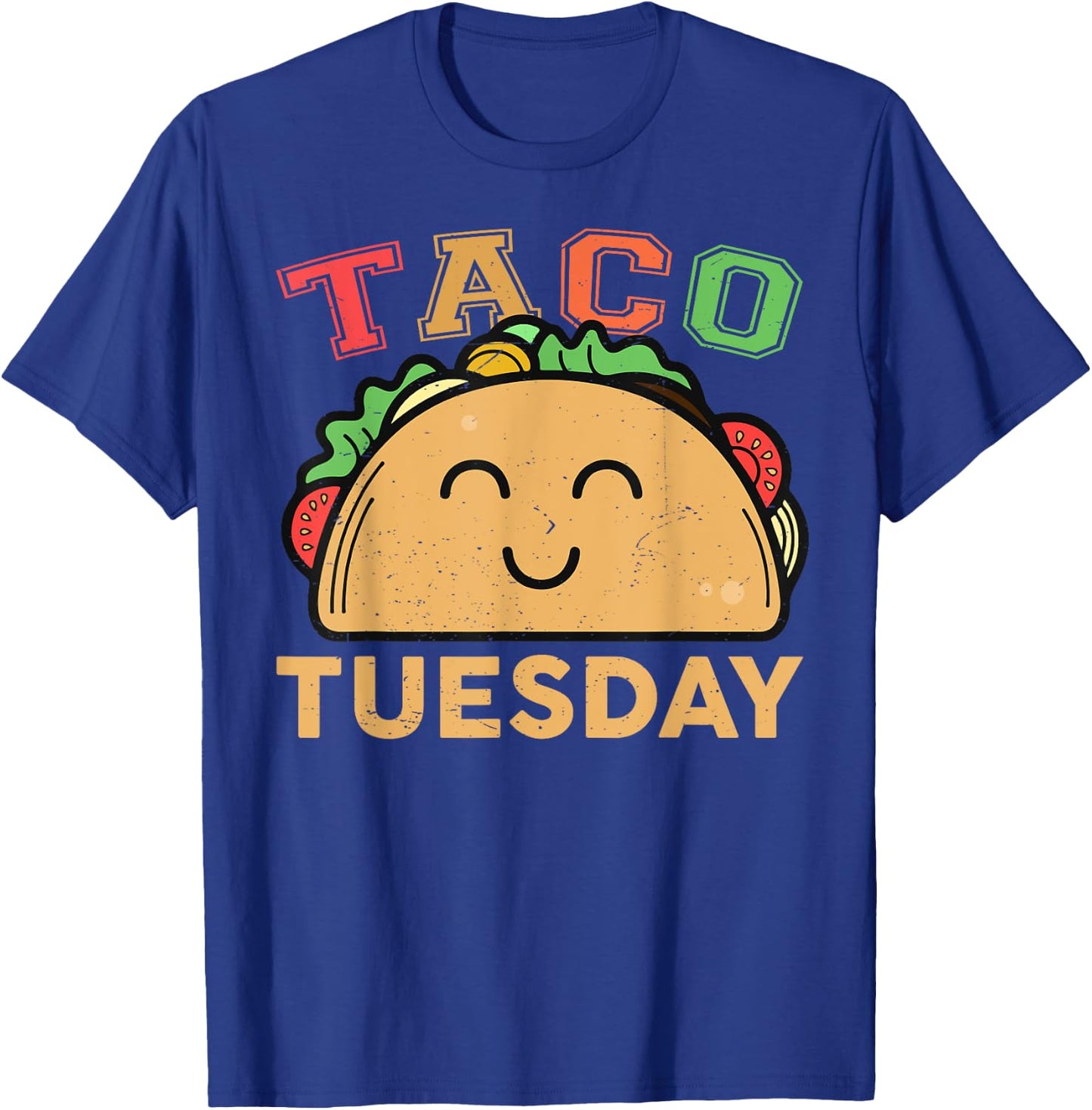 Taco-Shirt Kids Toddler Baby Taco Tuesday Women Men Funny T-Shirt - T-Shirt | Royal