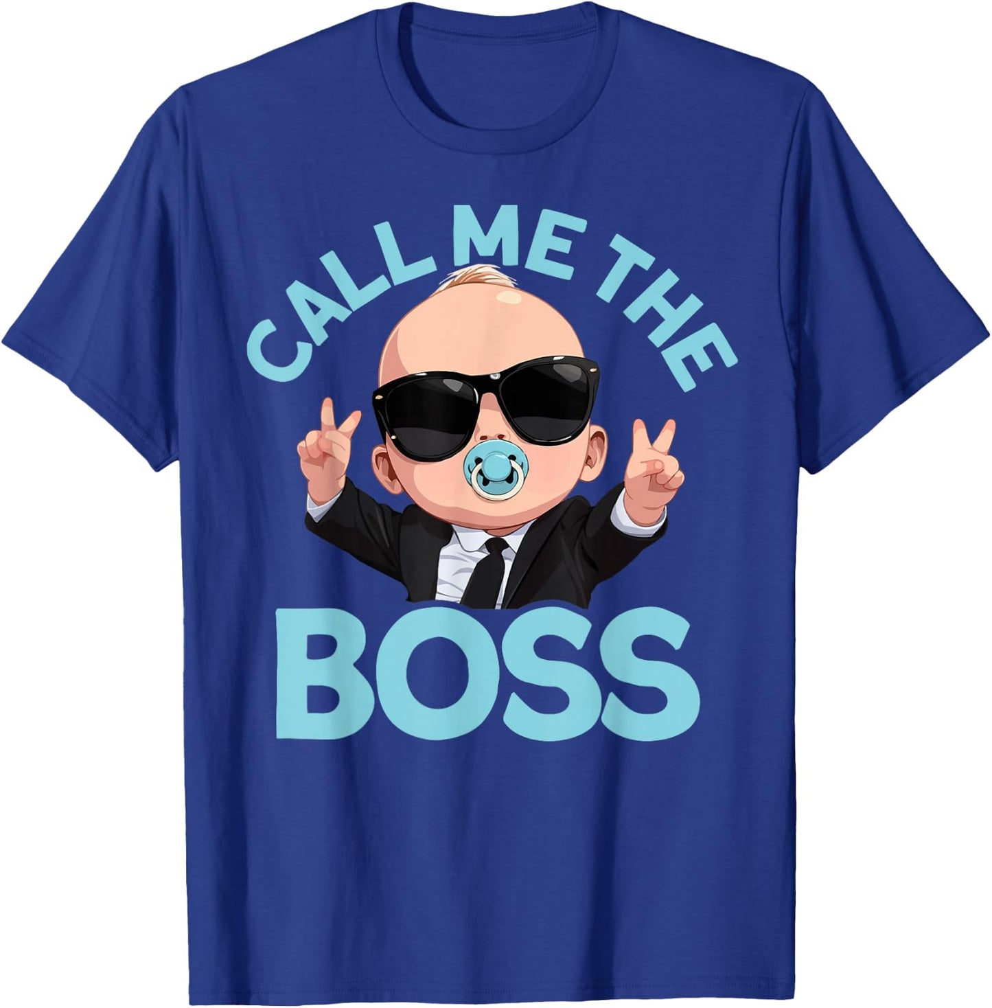 Baby Boss "Call Me Boss" Like A Boss Kids T-Shirt - T-Shirt | Royal
