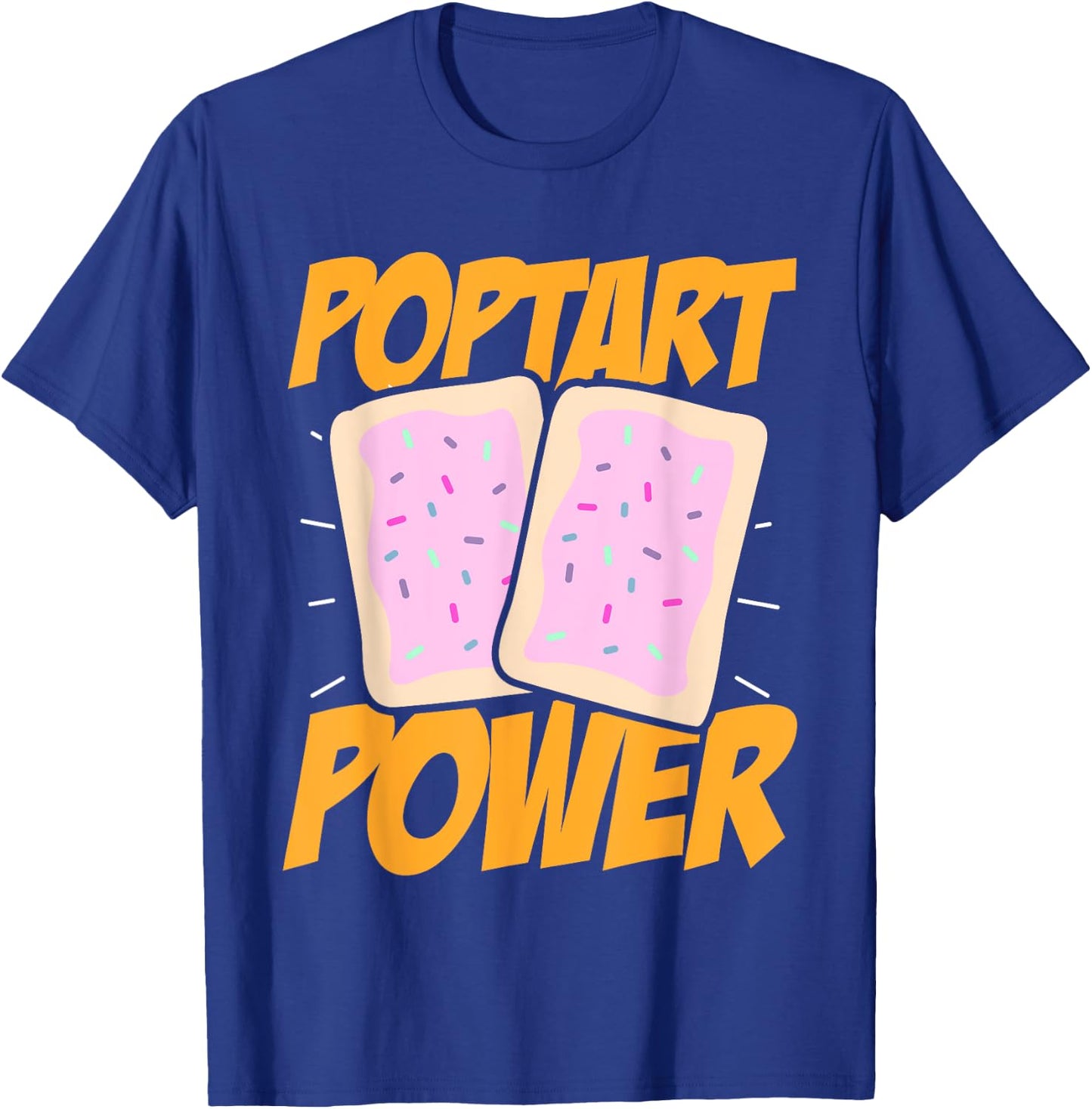 Poptart Power Frosted Toaster Pastry Gym Exercise T-Shirt - T-Shirt | Royal