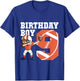 9th Birthday Boy Football Player Dabbing 9 Years Old Kids T-Shirt - T-Shirt | Royal