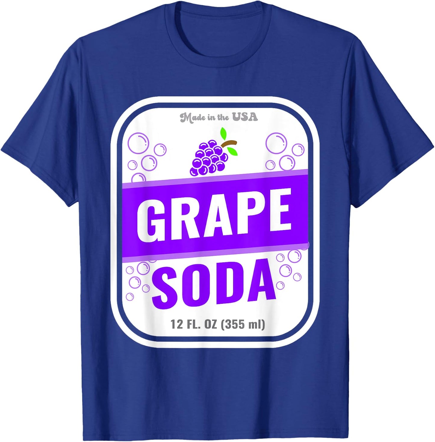 Halloween Costume Grape Soda Unique Group Costume Idea T-Shirt - T-Shirt | Royal