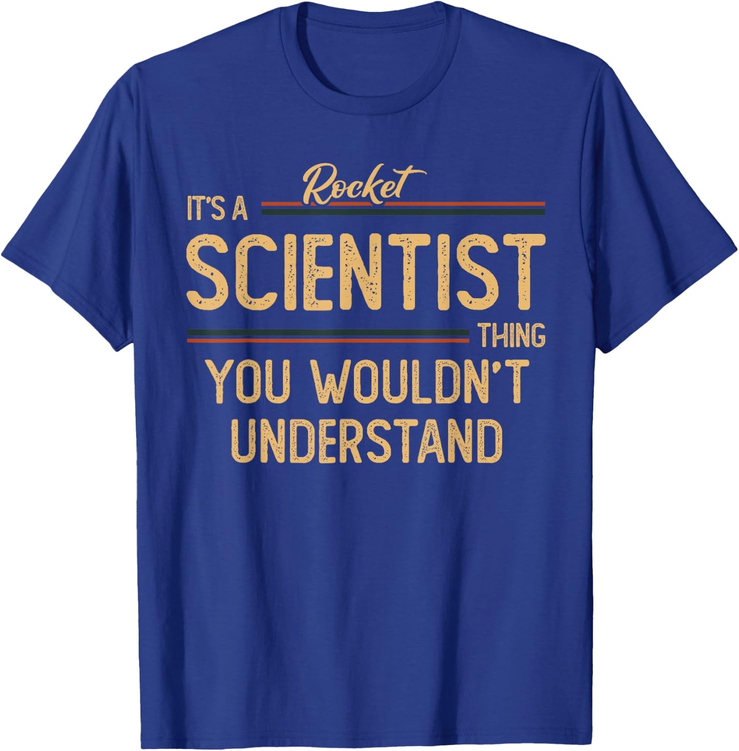 Rocket Scientist | Rocket Science T-Shirt - T-Shirt | Royal