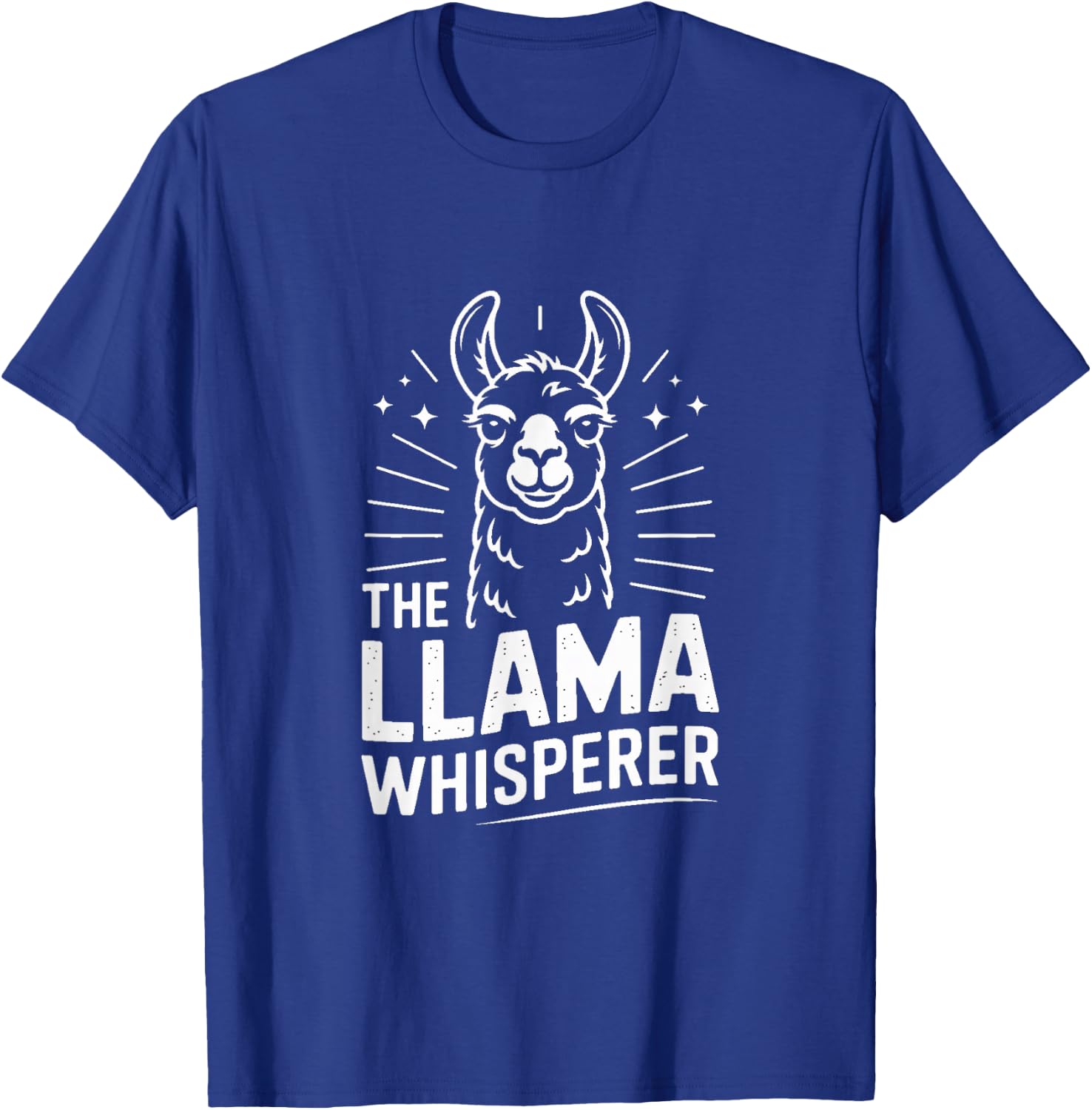 The Llama Whisperer Funny Llama Lover Humor T-Shirt - T-Shirt | Royal