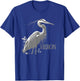 Awesome Heron Costume for Birds and Herons Lovers T-Shirt - T-Shirt | Royal
