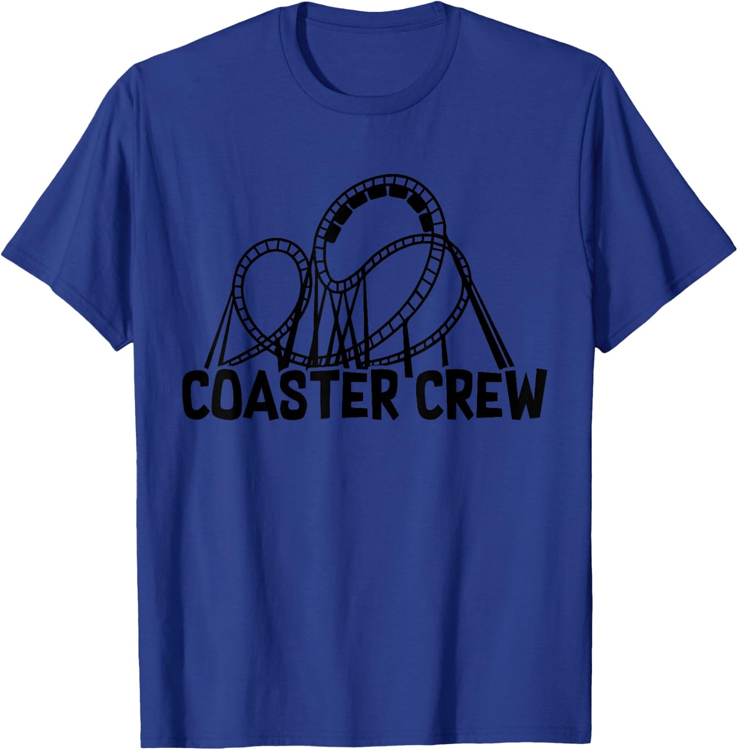 Rollercoaster Crew I Family Roller Coaster T-Shirt - T-Shirt | Royal