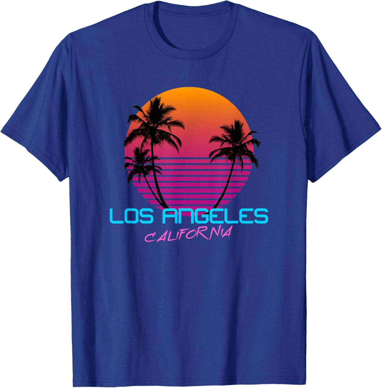 Los Angeles California T-Shirt - T-Shirt | Royal
