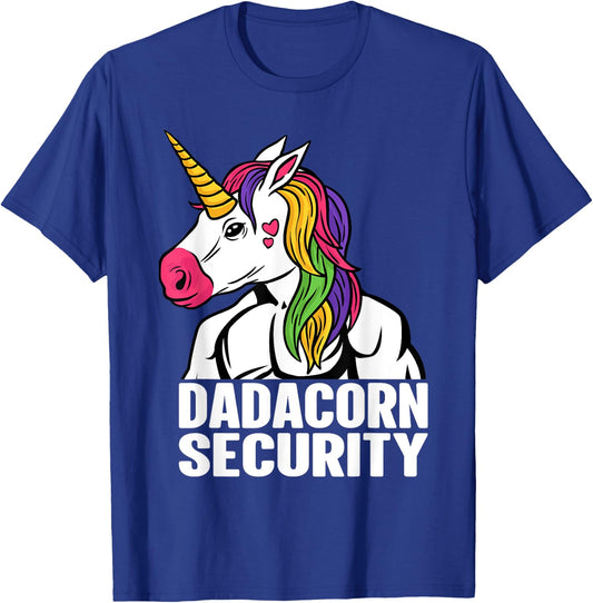 Unicorn Headband Adult Unicorn Onesie Unicorn Security T-Shirt - T-Shirt | Royal