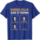 Funny Border Collie Guide to Training Dog Obedience Trainer T-Shirt - T-Shirt | Royal