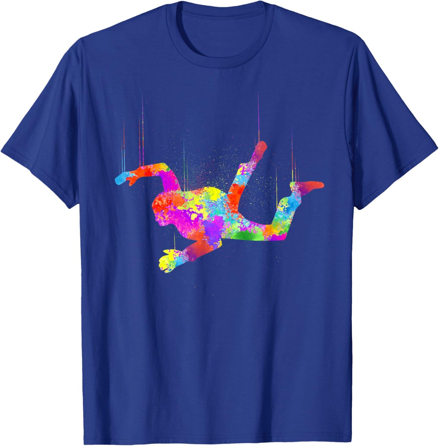 Cool Skydiving Art Women Indoor Skydive Sky Diving T-Shirt - T-Shirt | Royal