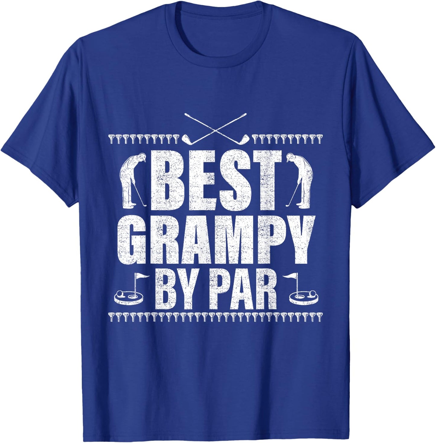 Best Grampy By Par Father's Day Gifts Golf Lover Golfer men T-Shirt - T-Shirt | Royal