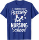 Nursing Funny I Survived Her Passing Nursing School T-Shirt - T-Shirt | Royal