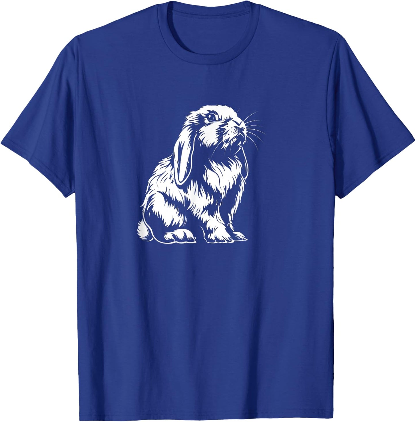 Vintage Retro Mini Holland Lop Bunny Rabbit Lover T-Shirt - T-Shirt | Royal