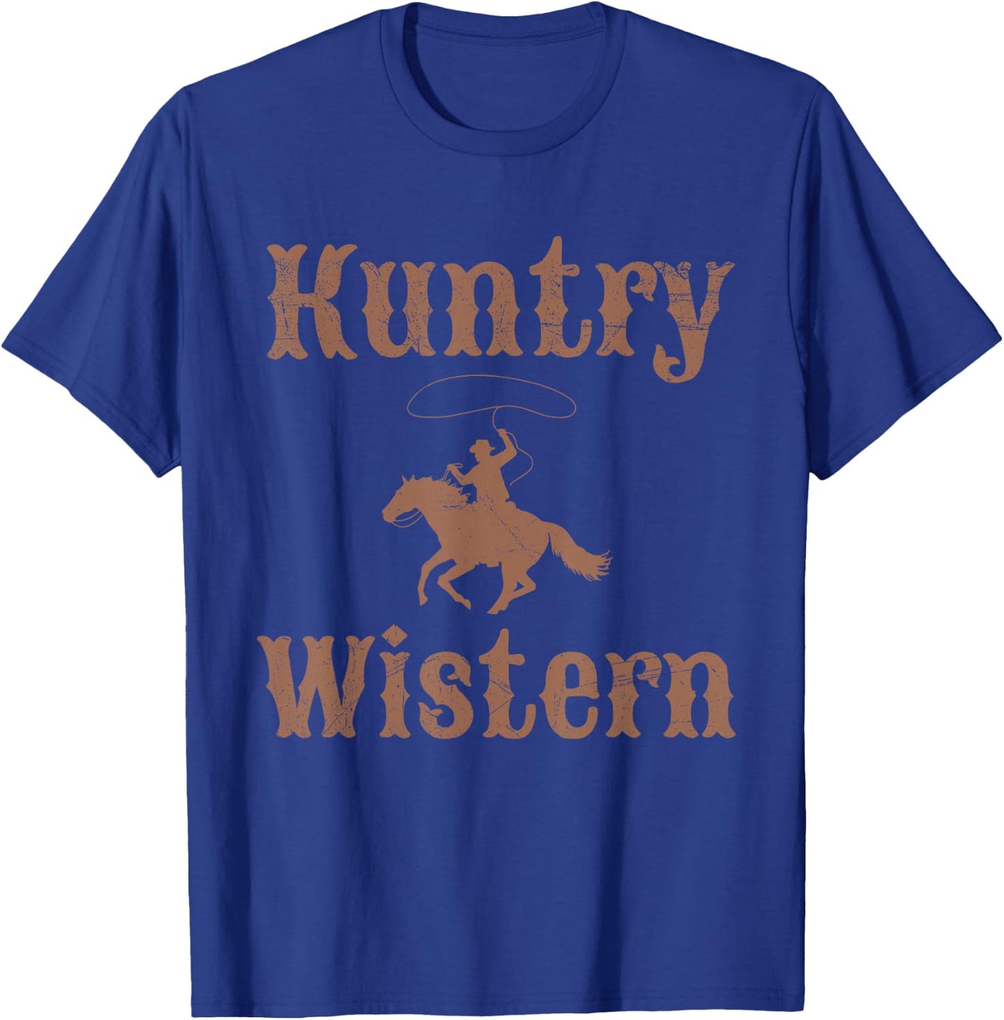 Kuntry and Wistern T-Shirt - T-Shirt | Royal