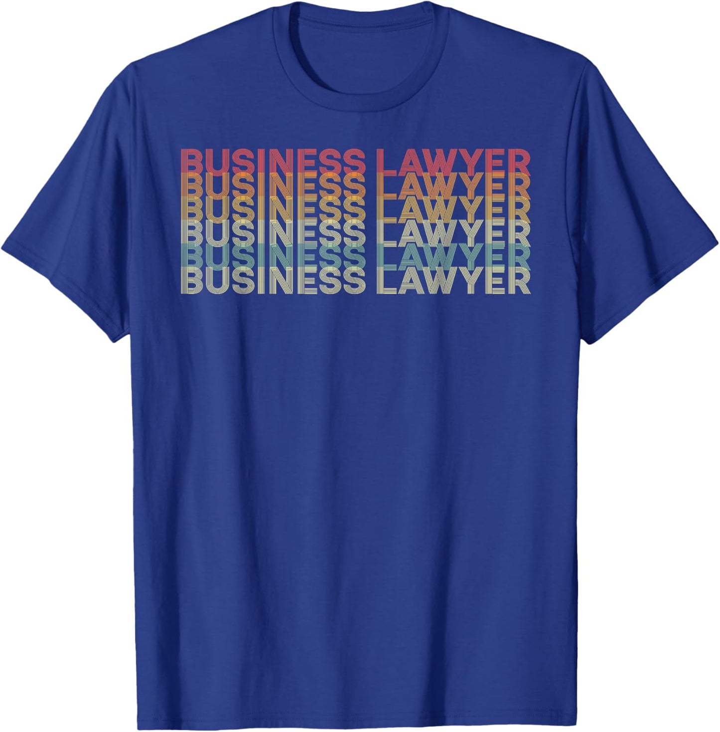 Retro 70s Business Lawyer Job Title T-Shirt - T-Shirt | Royal