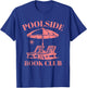 Poolside Book Club Summer Reading Book Lover Swimming Women Kids T-Shirt - T-Shirt | Royal