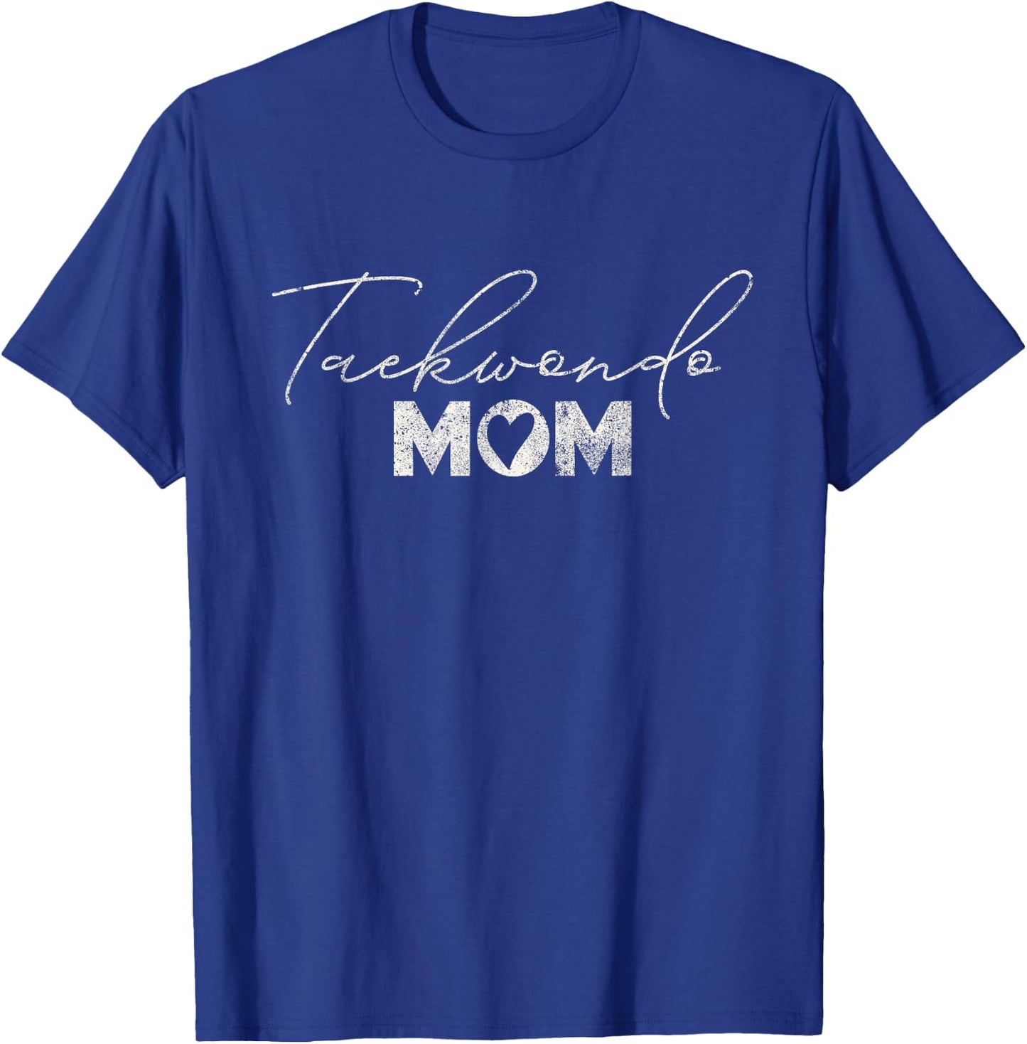Cute Mother's Day Retro Taekwondo Mom T-Shirt - T-Shirt | Royal