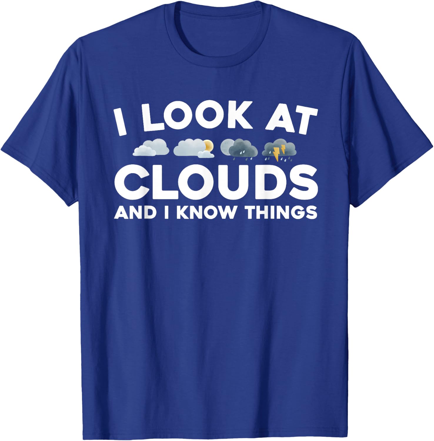 Meteorologist Art Women Kids Weather Forecasting T-Shirt - T-Shirt | Royal