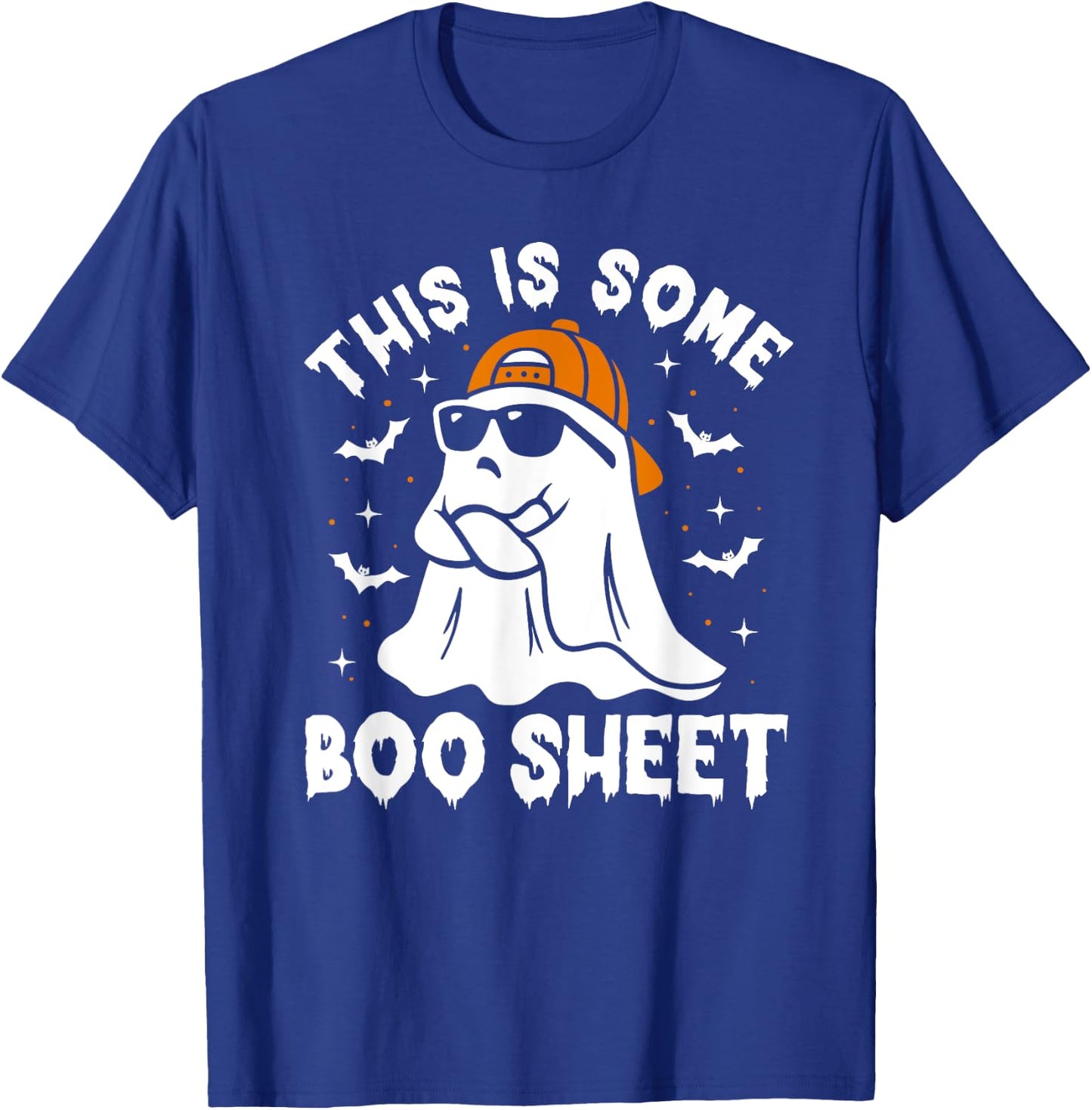This Is Some Boo Sheet Women Funny Ghost Halloween T-Shirt - T-Shirt | Royal