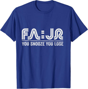Funny Ramadan Muslim Prayer Fajr You Snooze You Lose T-Shirt - T-Shirt | Royal