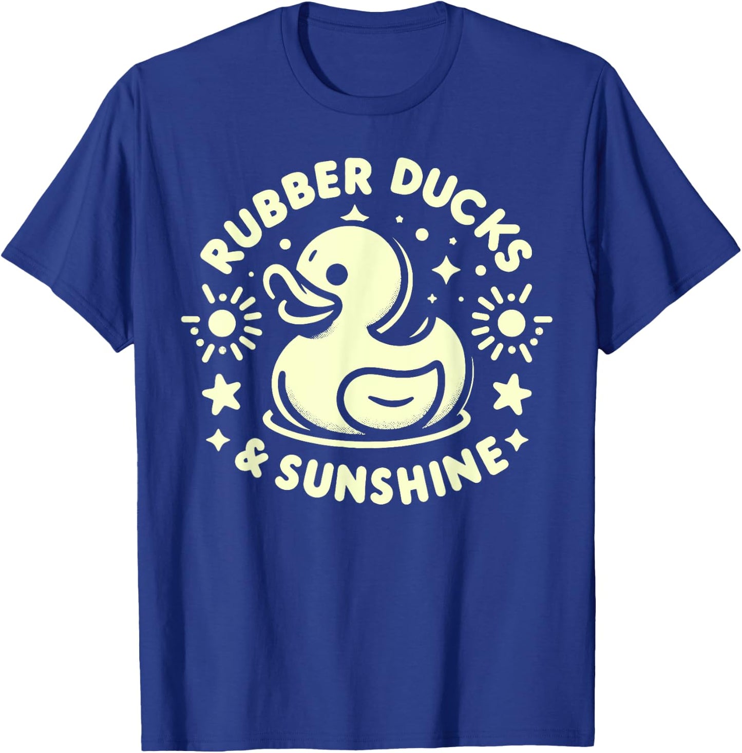 Rubber Ducks and Sunshine Rubber Duck Women T-Shirt - T-Shirt | Royal