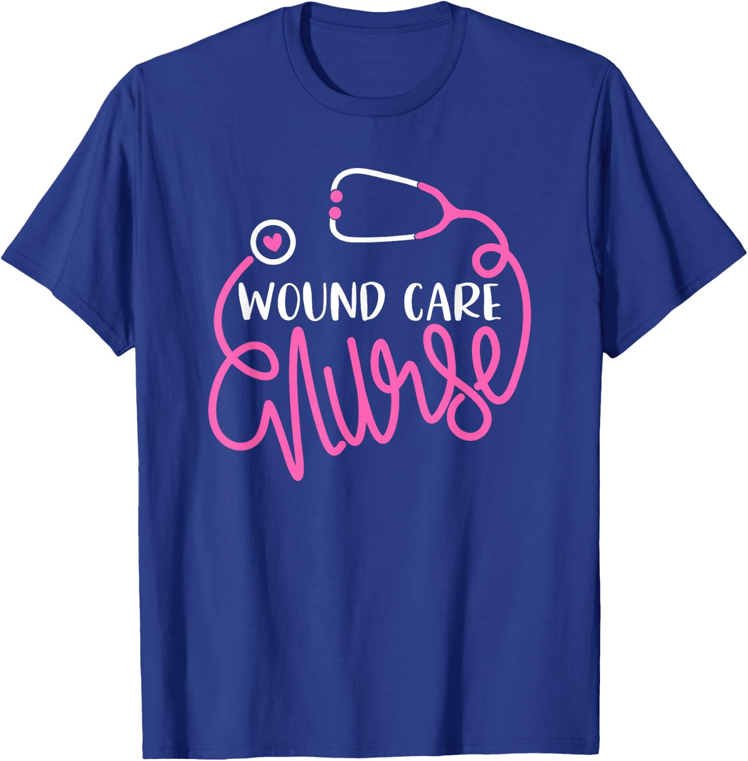 Wound Care Department - JoinHealthcare Women's Nurse Themed Black T-Shirt - T-Shirt | Royal