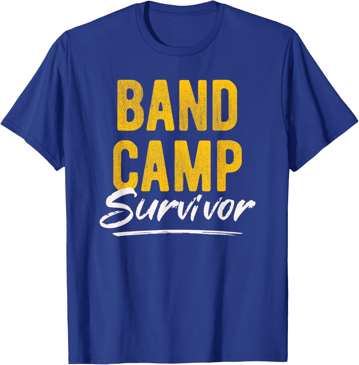 Marching Band Camp Survivor T-Shirt - T-Shirt | Royal