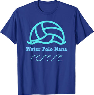 Water Polo Nana Grandma Retro Groovy Summer Sports T-Shirt - T-Shirt | Royal