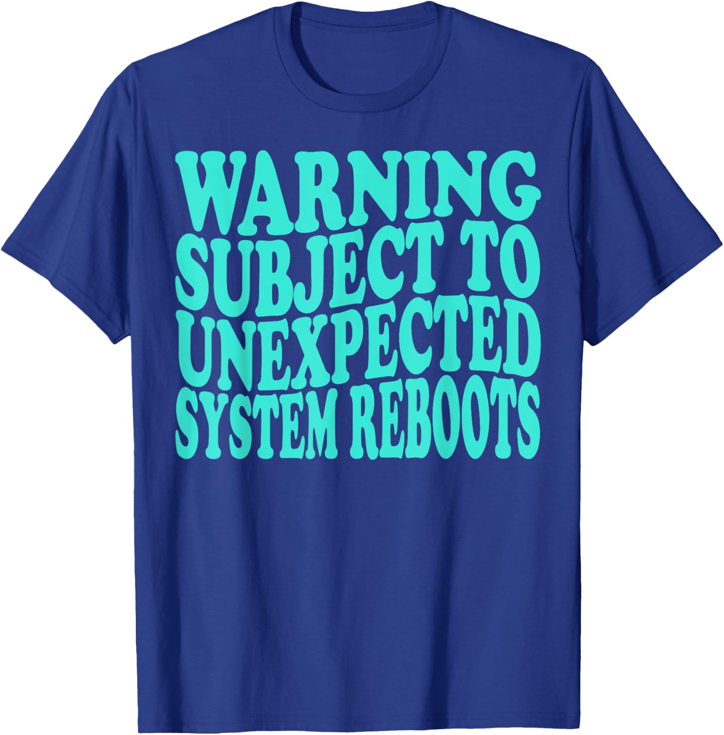 Unexpected System Reboots POTS Dysautonomia Awareness T-Shirt - T-Shirt | Royal