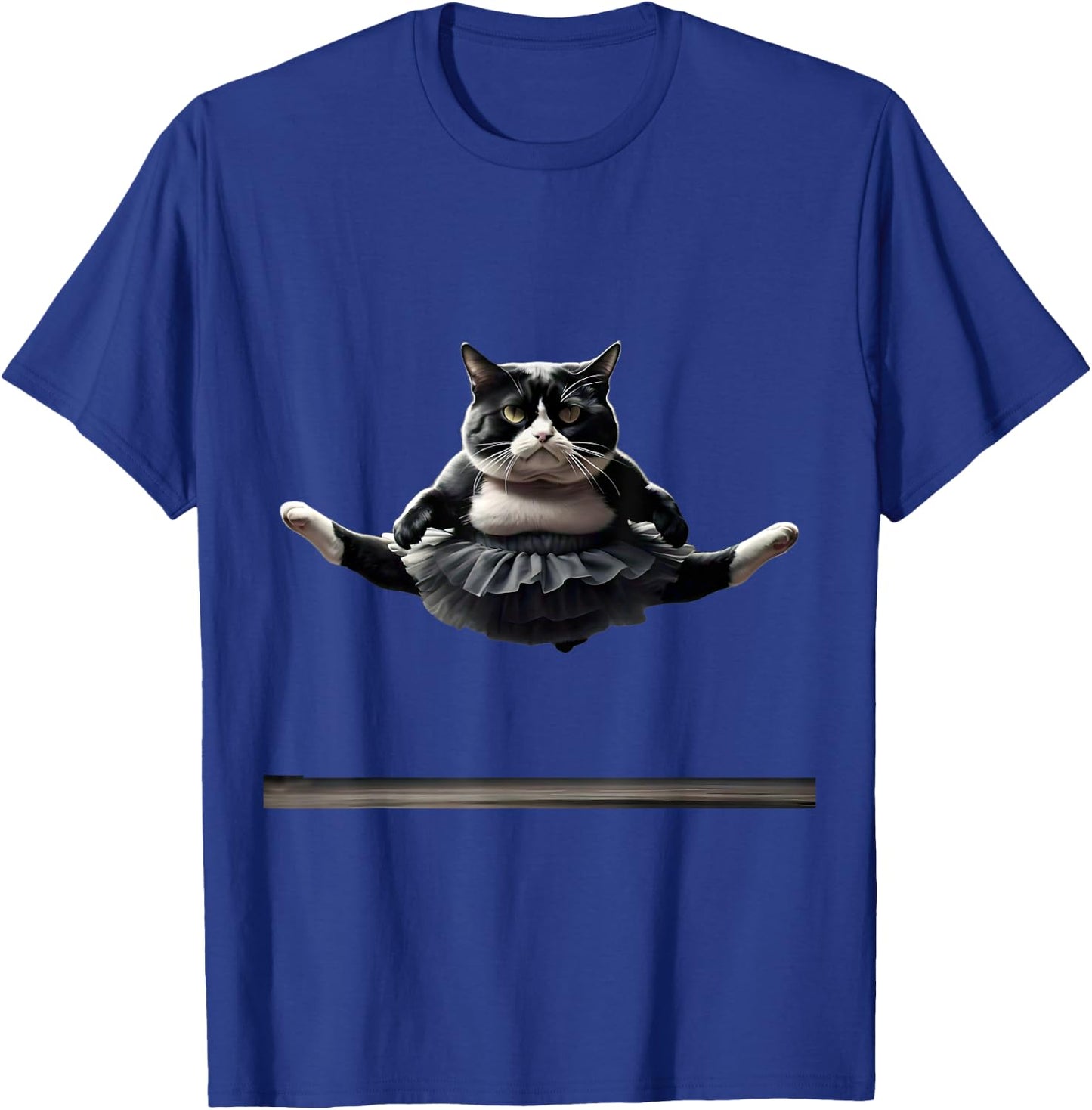 Funny Ballet Kitty Cat Doing the Splits. Women T-Shirt - T-Shirt | Royal