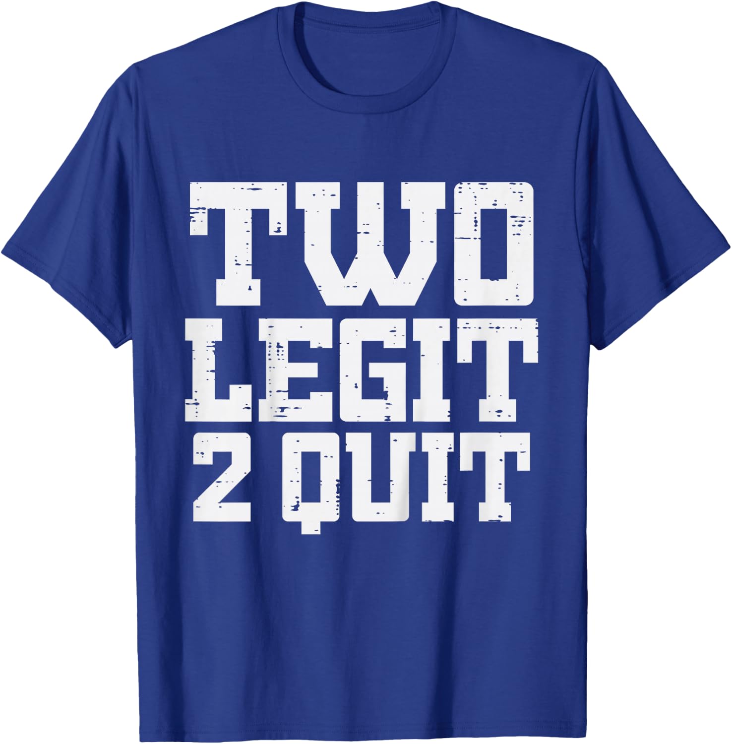 2nd Birthday Two Legit 2 Quit 2 Years Old Girls Boys Kids T-Shirt - T-Shirt | Royal
