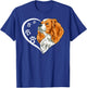 Cavalier King Charles Spaniel Shirts Girls Heart T-Shirt - T-Shirt | Royal