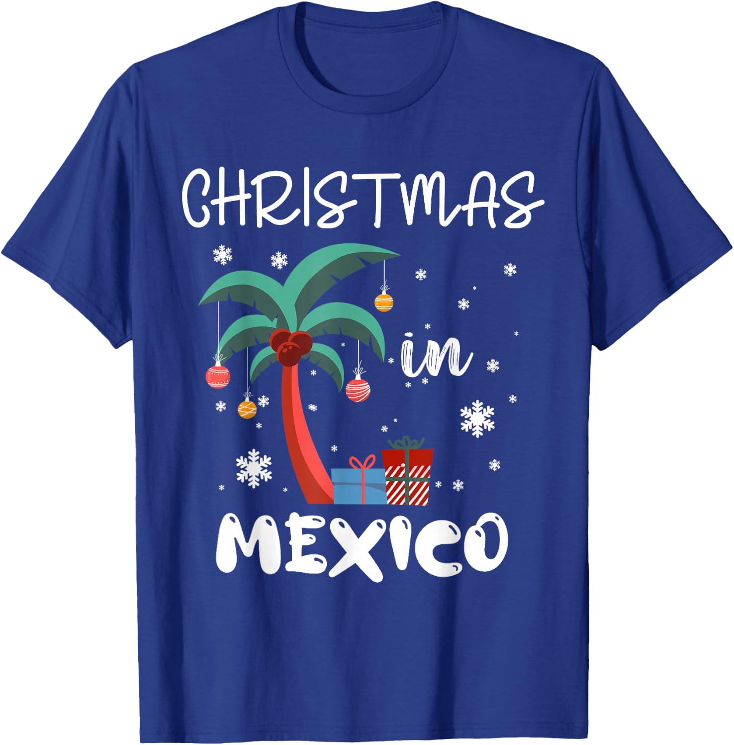 Christmas In MEXICO Trip 2025 Family Reunion Matching T-Shirt - T-Shirt | Royal