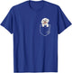 Funny Cute & Kids Pocket Maltese Lover T-Shirt - T-Shirt | Royal