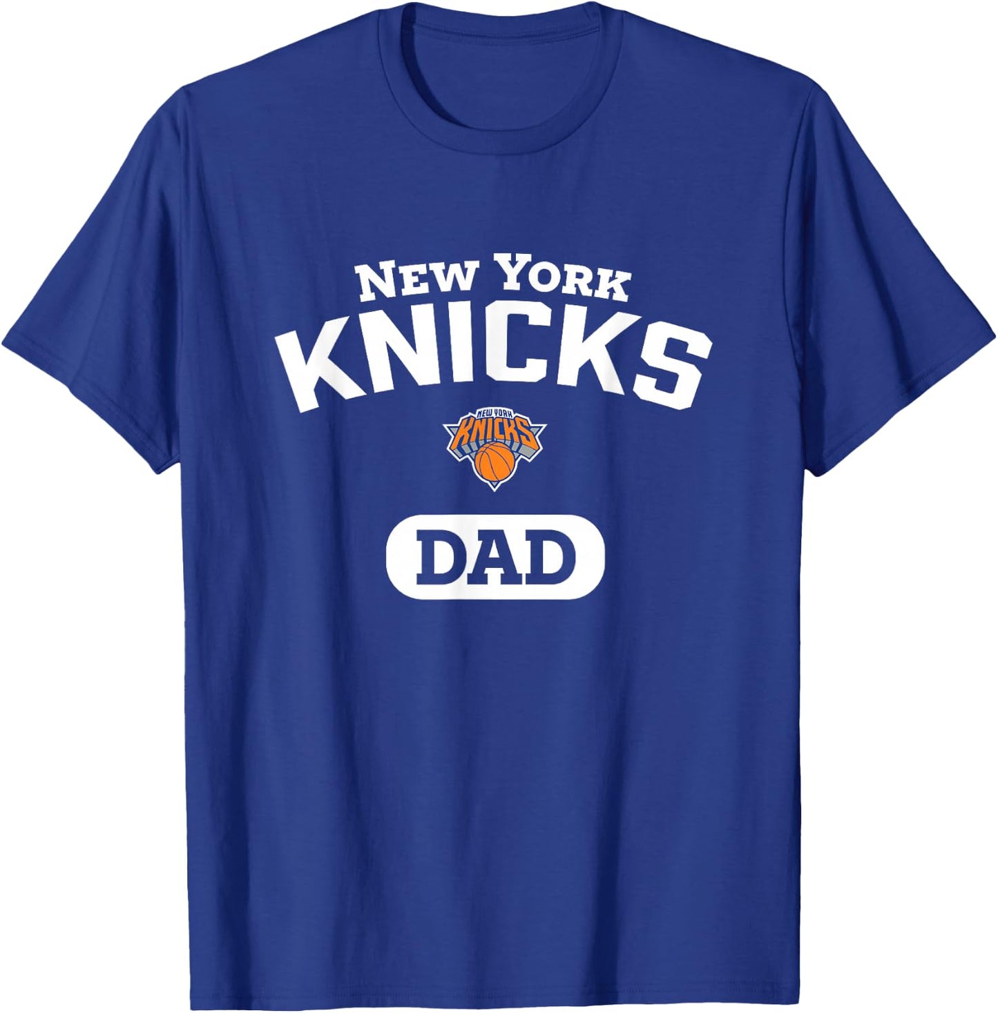 NBA New York Knicks Dad Arched Team Logo T-Shirt - T-Shirt | Royal