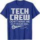Theater Tech Don't Make Me Cut Your Mic Crew Audio Quote T-Shirt - T-Shirt | Royal