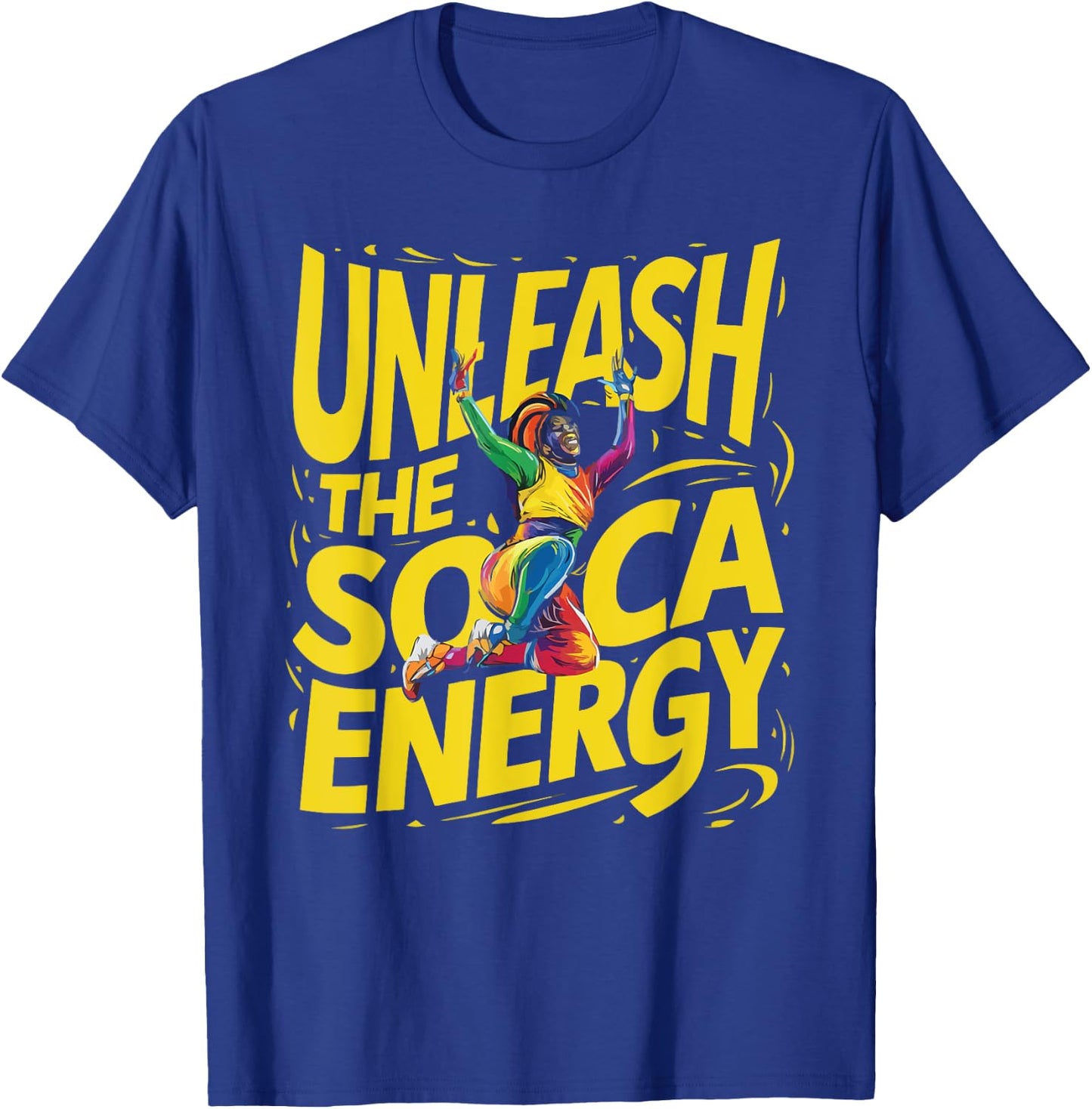 Soca Dancing Trinidad And Tobago Dancer Soca Music T-Shirt - T-Shirt | Royal