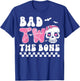 Bad Two The Bone Birthday Toddler Halloween Birthday Outfit T-Shirt - T-Shirt | Royal