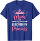 Mom Of The Birthday Princess Birthday Girl Kid Family T-Shirt - T-Shirt | Royal