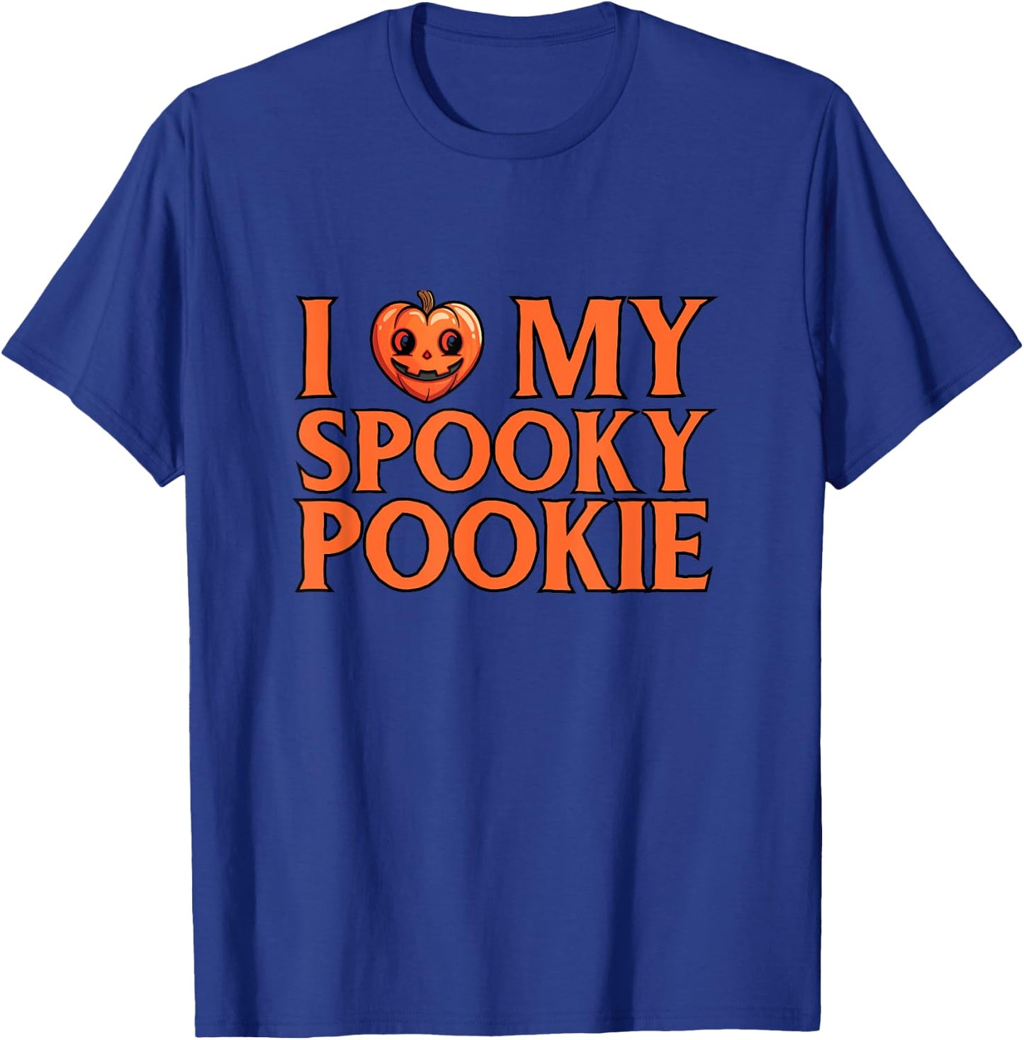I Love My Spooky Pookie Funny Couples Costume for Halloween T-Shirt - T-Shirt | Royal