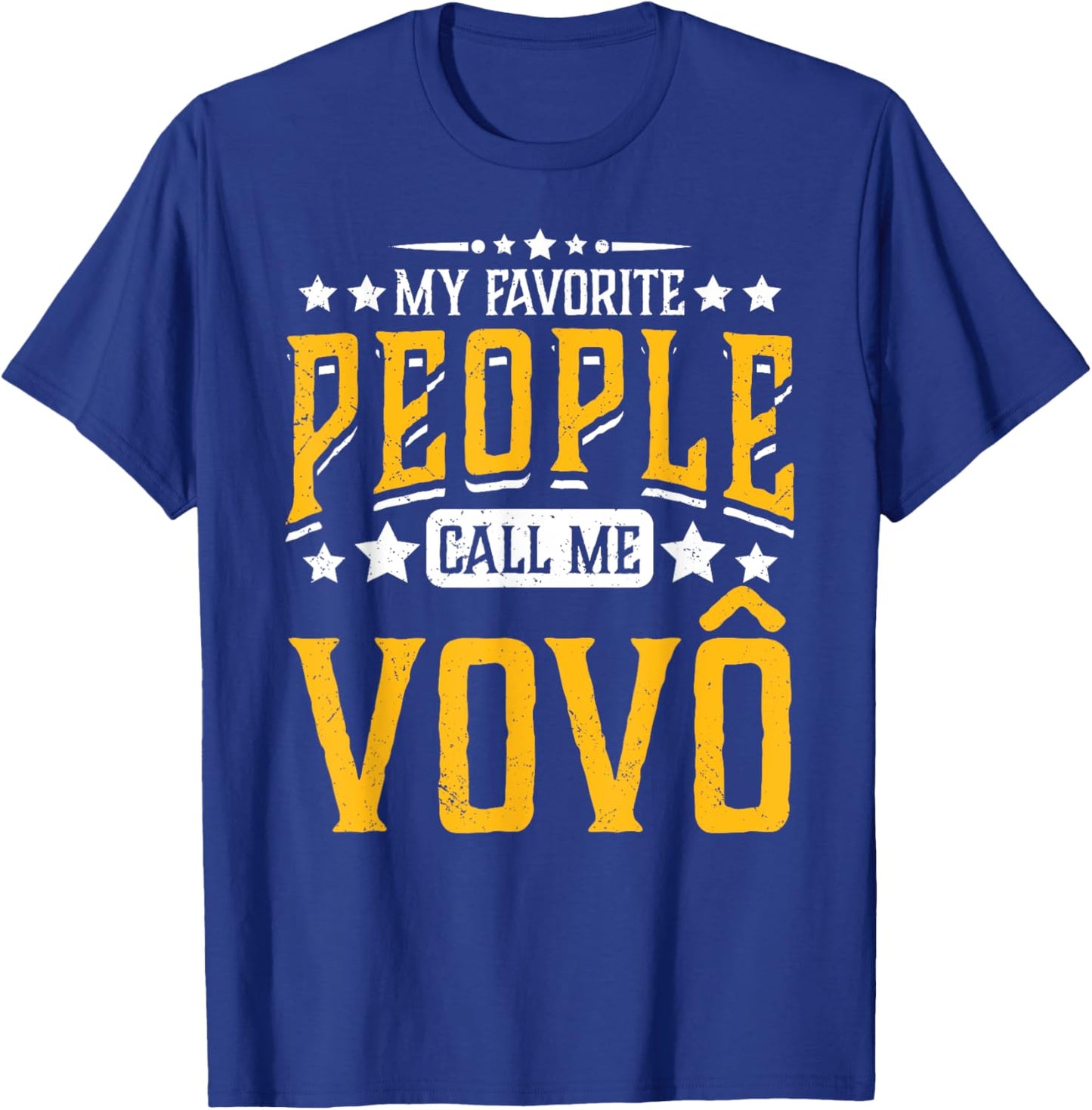 My Favorite People Call Me Vovo Grandpa Cool Vintage T-Shirt - T-Shirt | Royal